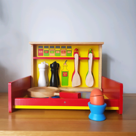 second hand wooden play kitchen